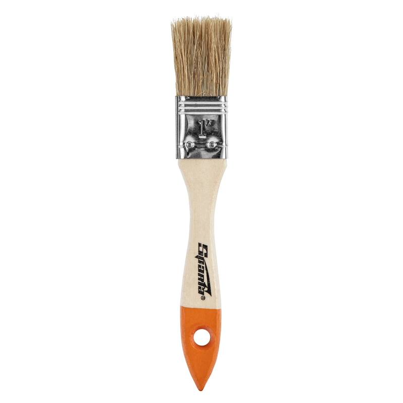 Набор кистей, 10 шт, плоские 3/4"-2" круглые №2, 4 радиаторные 1", 1.5" для масляной краски №2, 6 Sparta (841155)