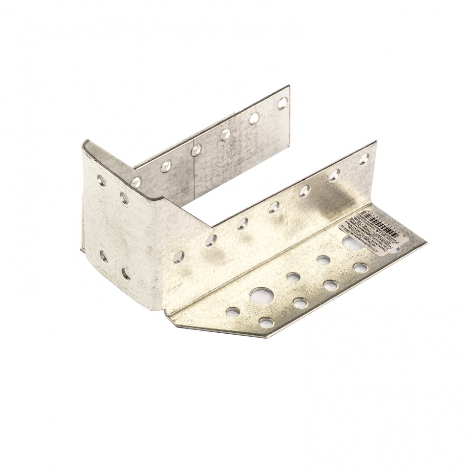 Опора бруса раскрытая, 2 мм, OBR R-50 х 140 х 76 мм, цинк Сибртех (46530)