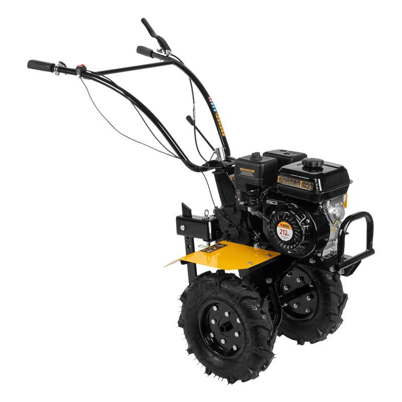 Мотоблок DPT-270, 7 л.с., ремен.сцеп, шир 85 см, глуб 35 см,фрез 3х4,ШОМ,скор 2В/1Н,кол 8" Denzel (56432)