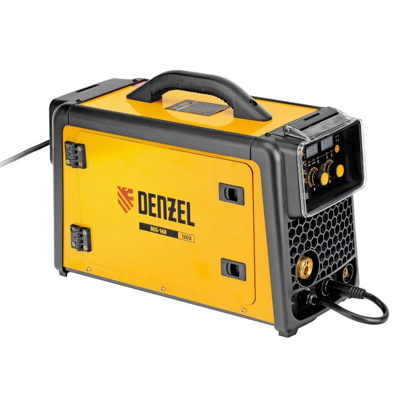 Аппарат инвертор. полуавтомат. сварки  MIG-160, 160 А, ПВ 60%, катушка 5 кг// Denzel (94309)
