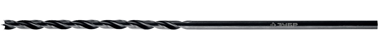 ЗУБР d 8 x 300/150 мм, М-образная заточка, спиральное сверло по дереву, Профессионал (29421-300-08)