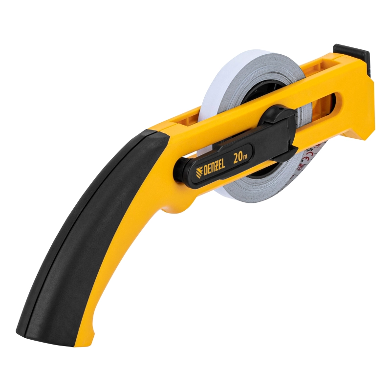 Рулетка геодезическая 20 м х 13 мм, открытый корпус, металлическая лента Denzel (31490)