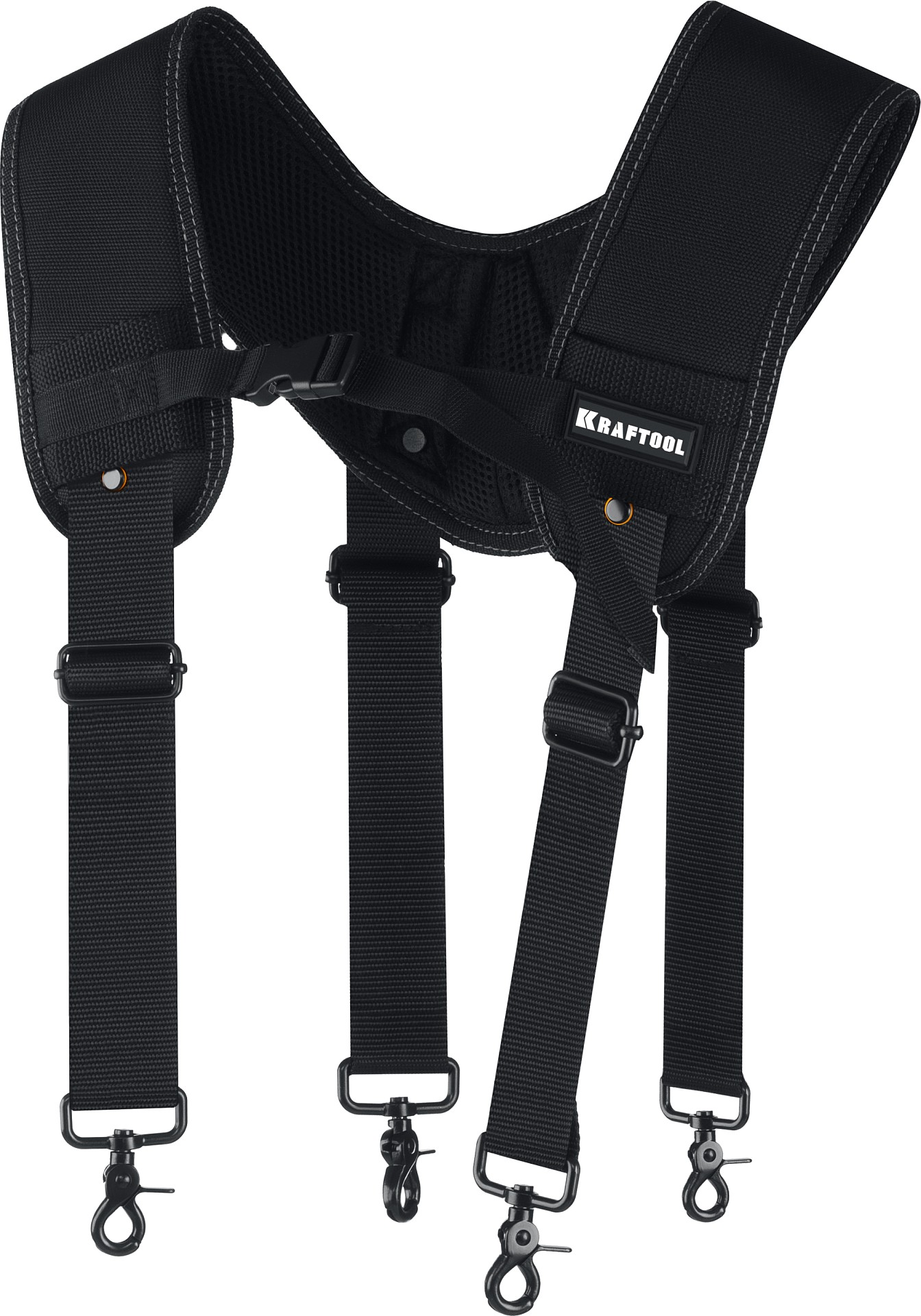 KRAFTOOL KS-1 подтяжки регулируемые, 4 точки крепления (38765)