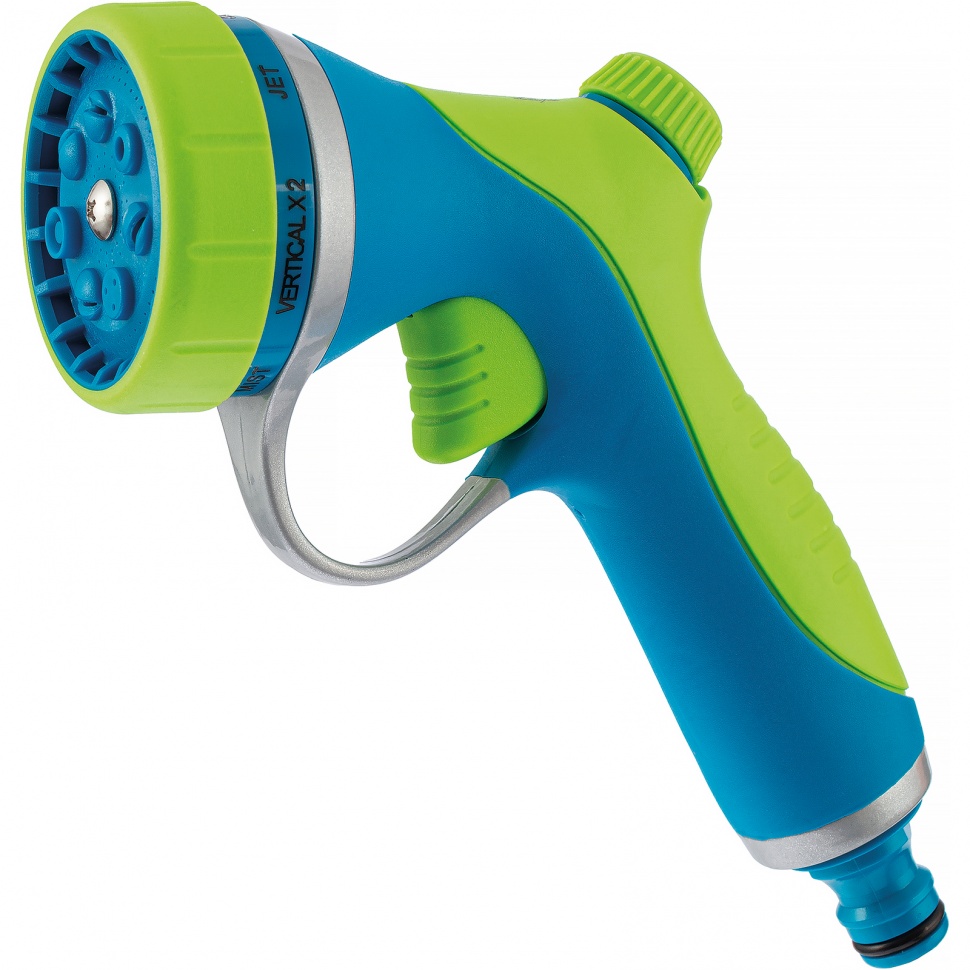 Пистолет-распылитель, металлический, 7 режимов полива, курок спереди Palisad Luxe (65166)