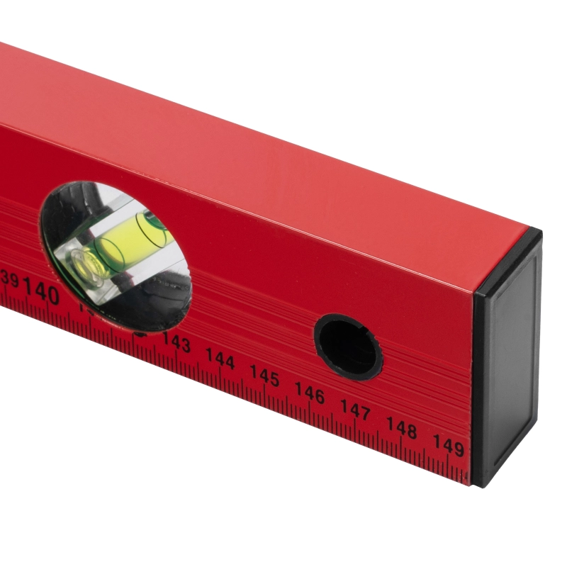 Уровень алюминиевый, 1500 мм, 3 глазка, красный, линейка Matrix (33235)