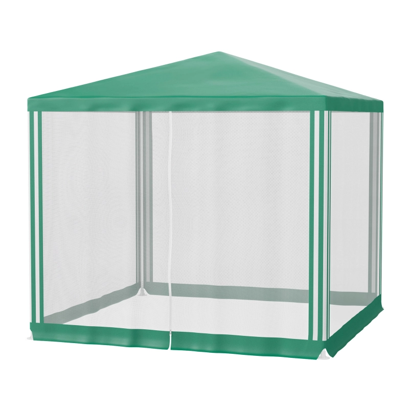 Тент садовый с москитной сеткой, 2.5 х 2.5/2.4, Camping Palisad (69520)