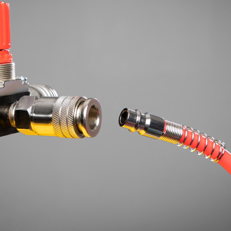 Шланг спиральный воздушный, 15 м, с быстросъемными соединениями Matrix (57006)