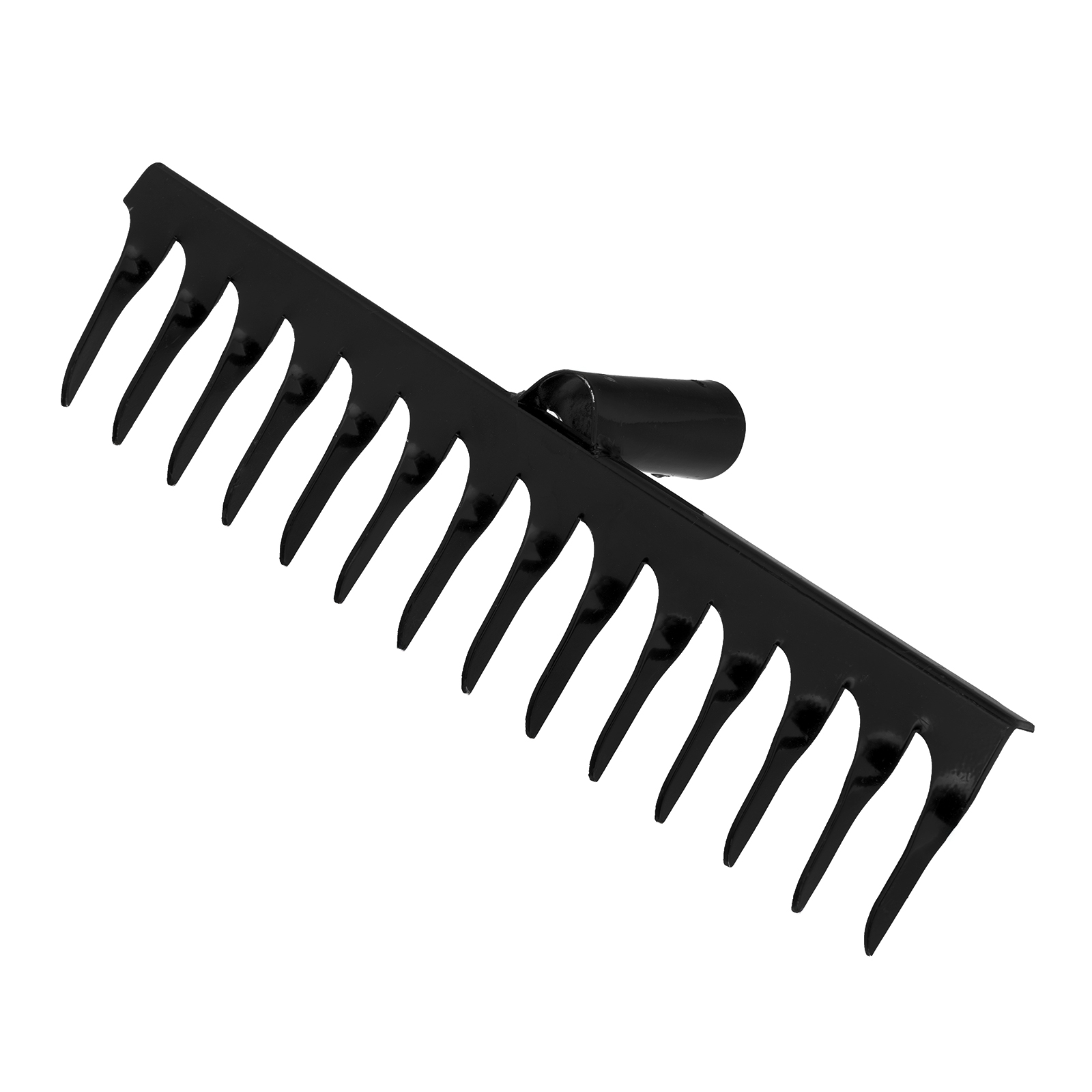 Грабли стальные, 300 мм, 14 витых зубьев, без черенка, Сибртех (61765)