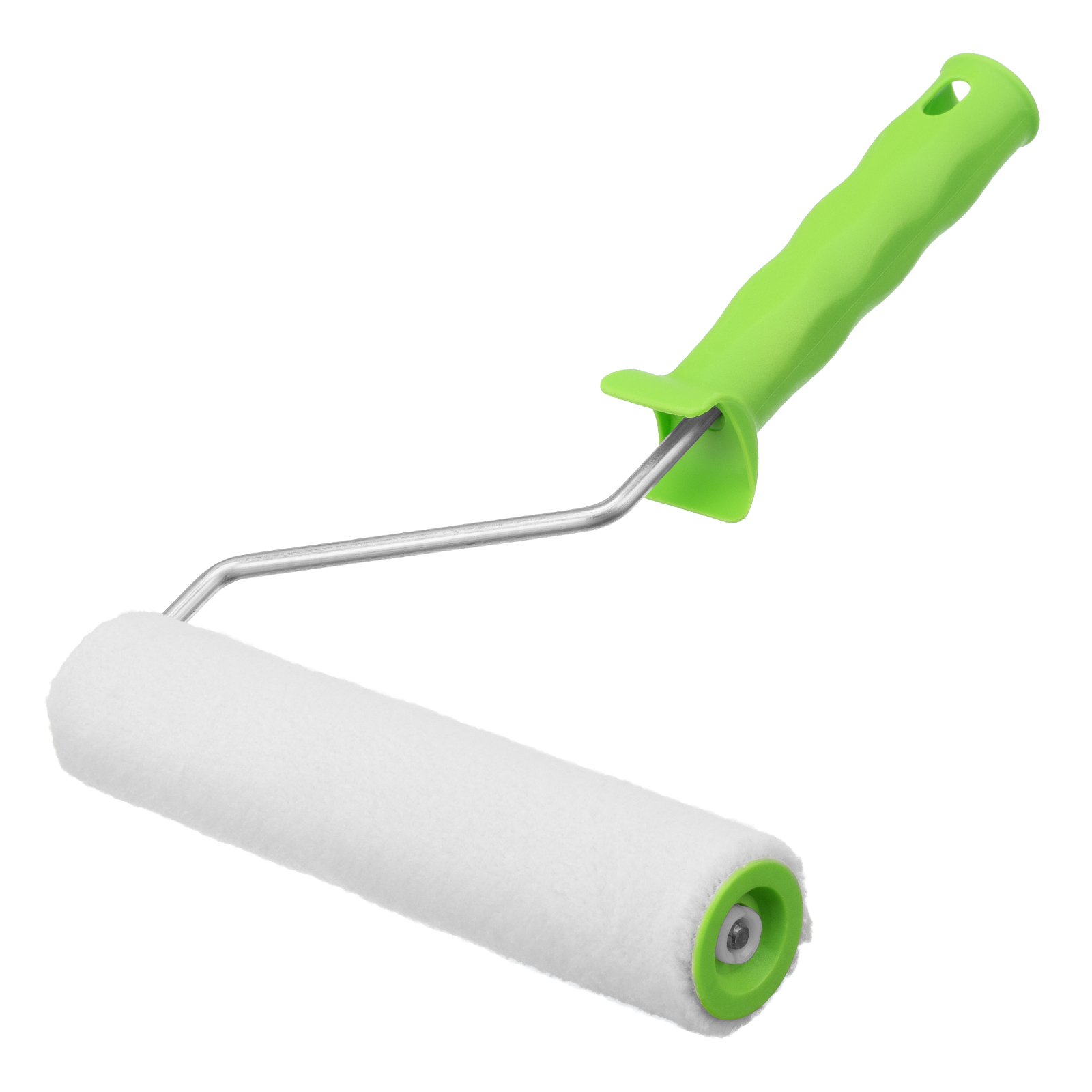 Валик "Велюр" с ручкой, 200 мм, ворс 5 мм, D 36 мм, D ручки 6 мм Сибртех (80134)