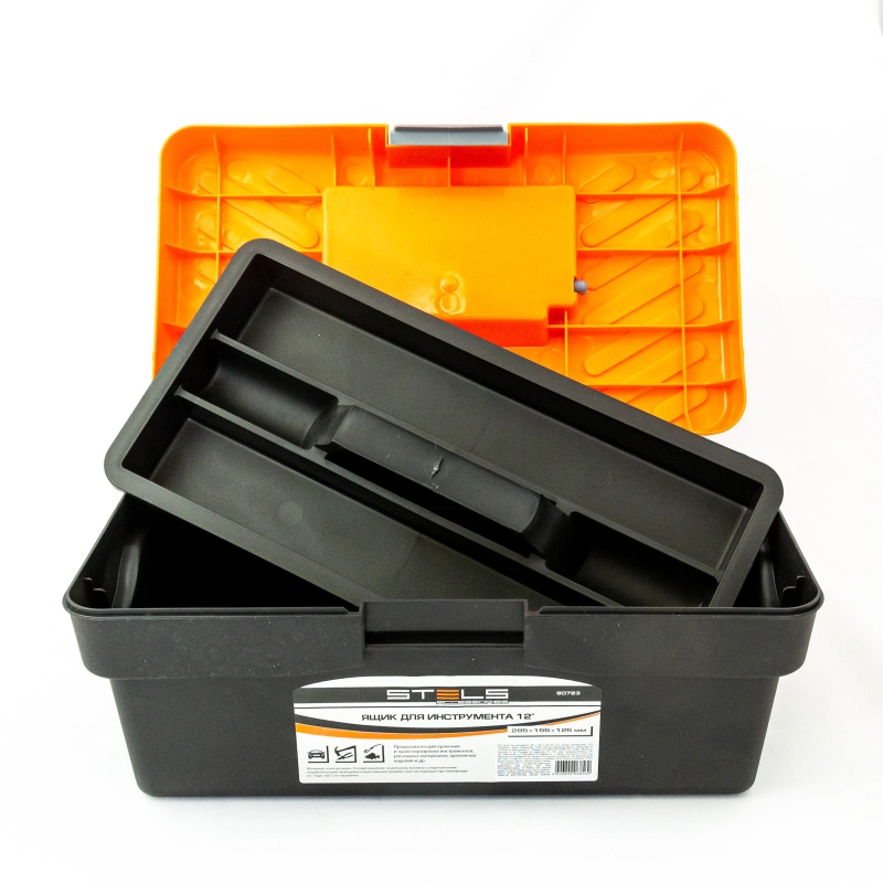 Ящик для инструмента 12", 285 х 155 х 125 мм, пластик, Stels (90723)