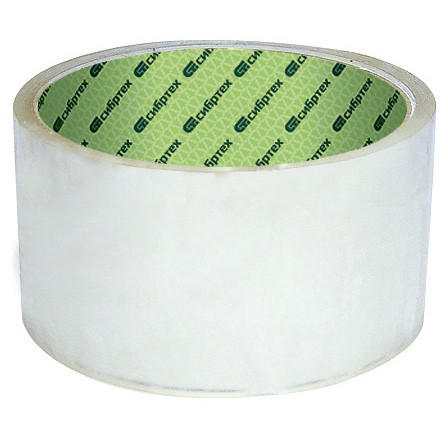 Клейкая лента "Эксперт", 45 мкм, 36 мм х 60 м, цвет прозрачный Сибртех (88721)