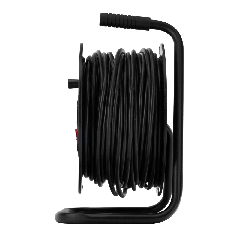 Удлинитель силовой на кабельной катушке, ПВС, 50 м, 4 розетки, 16А, тип УХз16, Сибртех (96046)