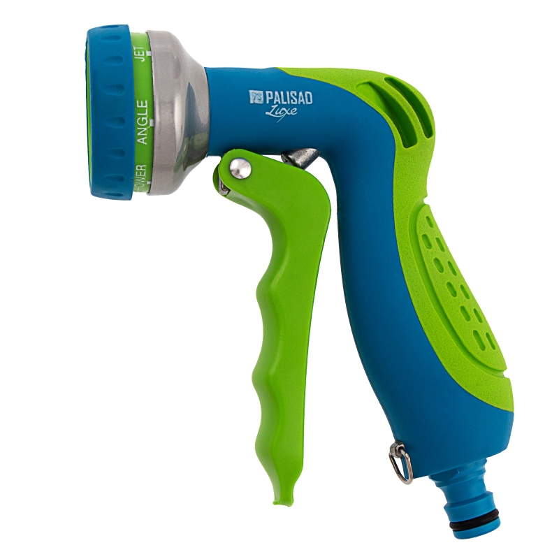 Пистолет-распылитель, 7 режимов, эргономичная рукоятка Palisad Luxe (65175)