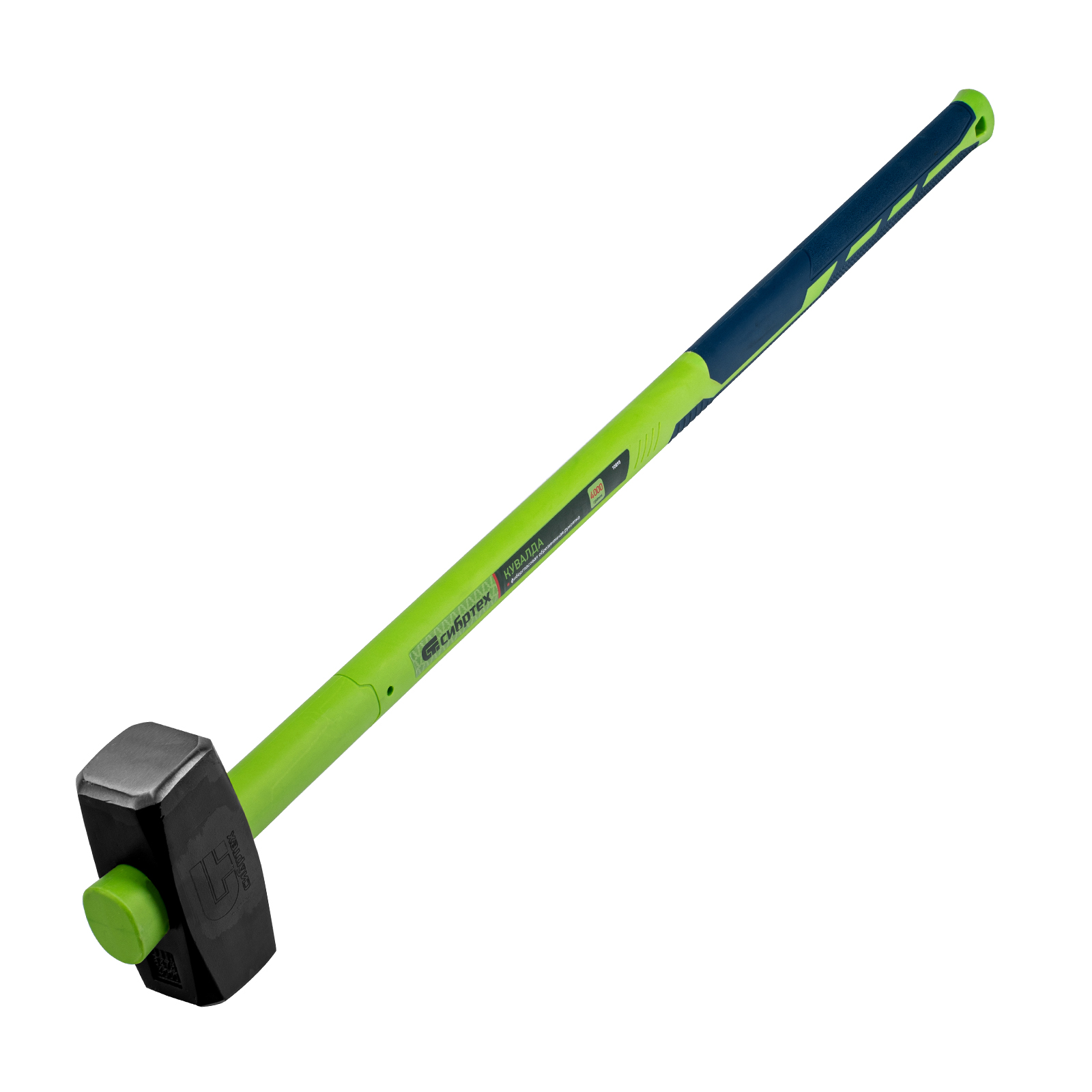 Кувалда, 4000 г, фибергласовая обрезиненная рукоятка// Сибртех (10895)