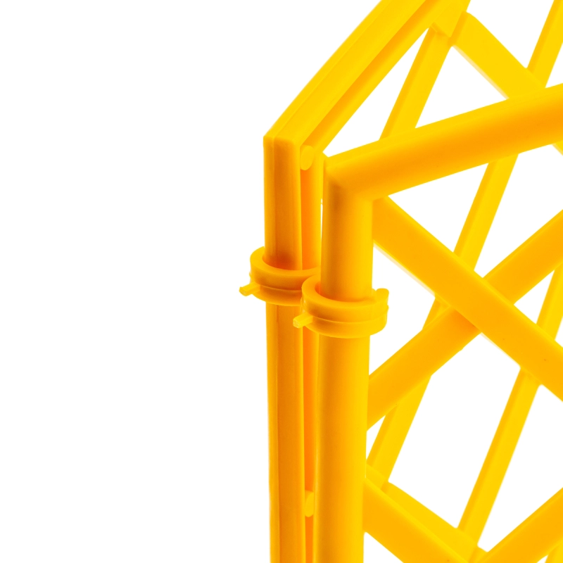 Забор декоративный "Сетка", 24 х 320 см, желтый, Palisad (65001)