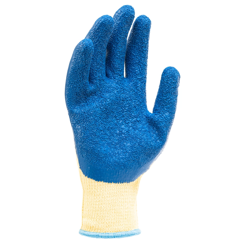 Перчатки трикотажные, полиэфирные, латексное рельефное покрытие, 10 Сибртех (677535)