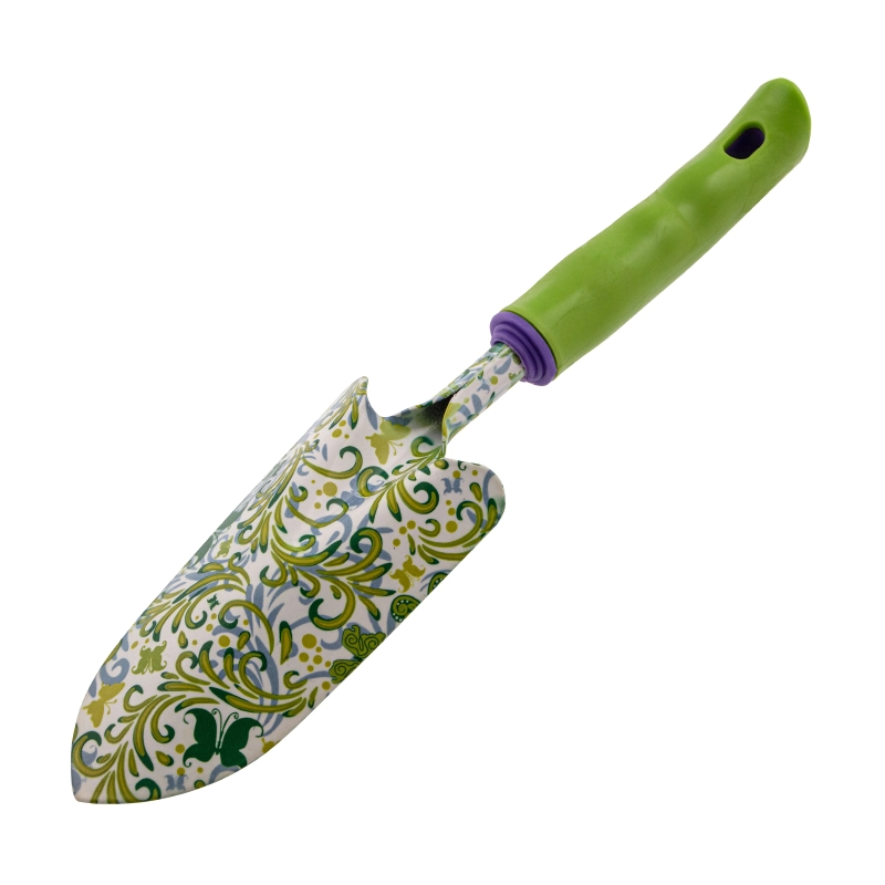 Совок посадочный широкий, 80 х 330 мм, стальной, пластиковая рукоятка, Flower Green, Palisad (62036)