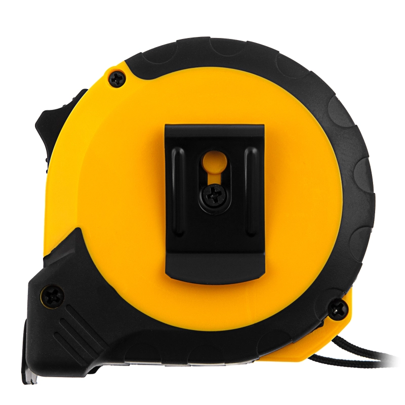 Рулетка 8м х 25мм, двухкомп. корпус, кнопка-пауза Denzel (31544)