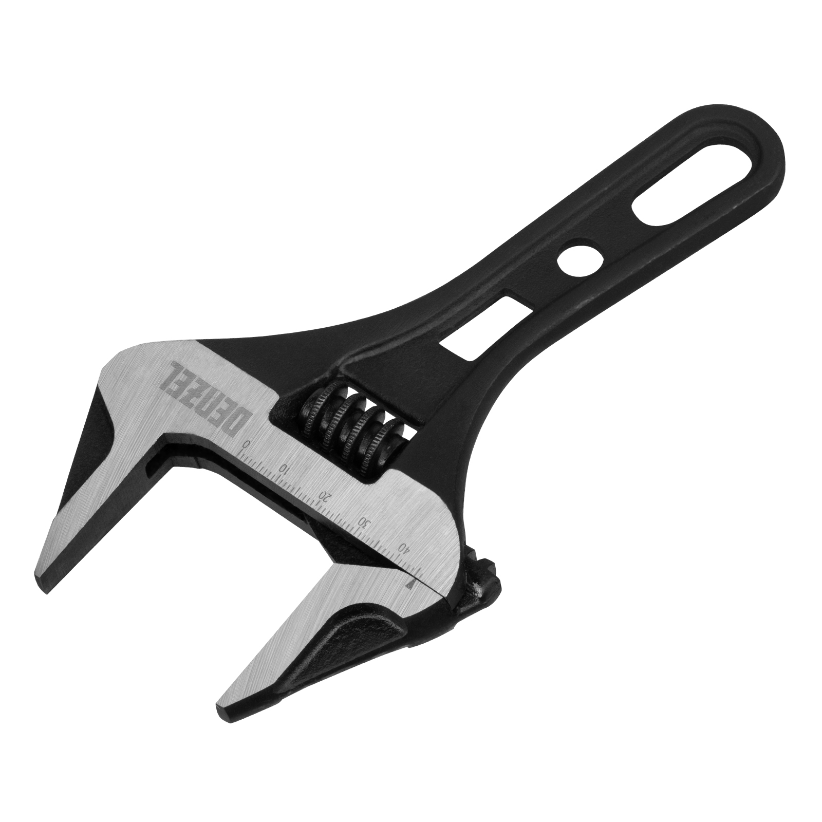 Ключ разводной 185 мм, CrV, кованый, укороченная рукоятка Denzel (15754)