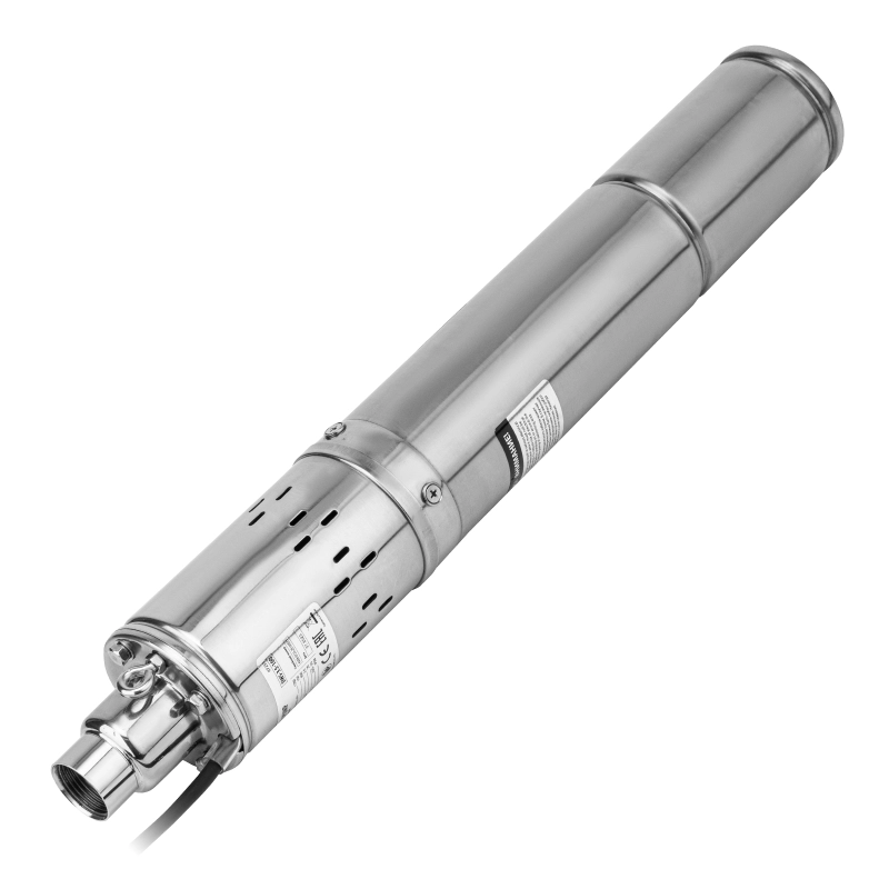 Скважинный насос DWS-3,5-100, винтовой, диаметр 3,5", 800 Вт, 1700 л/ч, напор 100 м Denzel (97251)