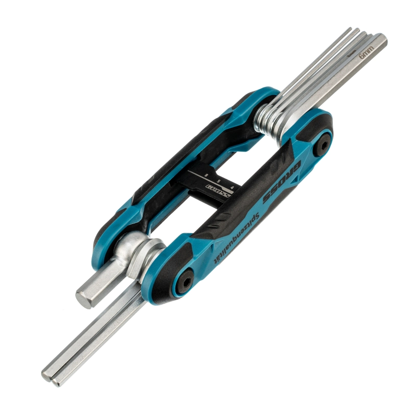 Набор ключей имбусовых HEX, складные, 8 шт CrV Gross (16412)