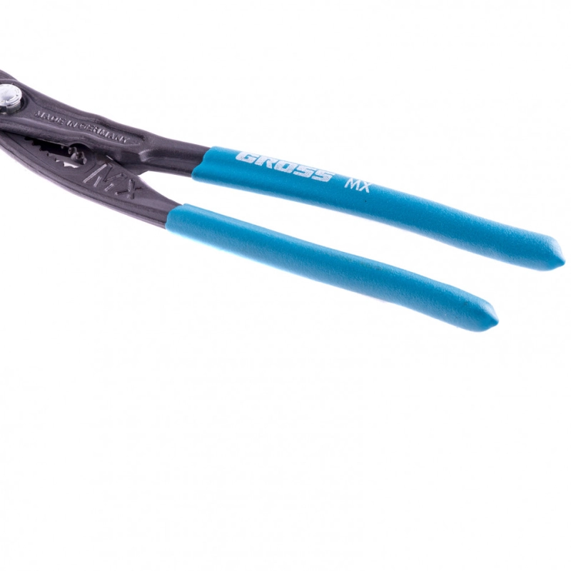 Клещи переставные, кнопочный механизм, обливные рукоятки, 250 мм Gross (15727)