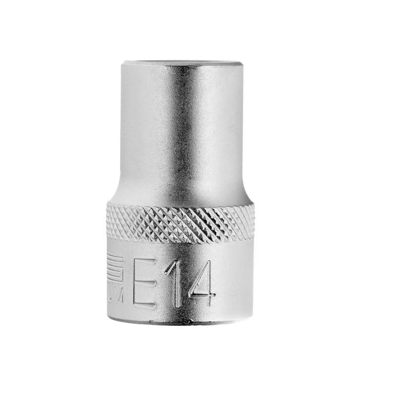 Головка торцевая 1/2, Е14, CrV Stels (13871)