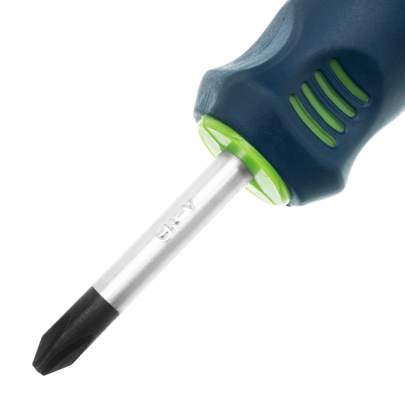Отвертка, PH2 х 38 мм, CrV, двухкомпонентная рукоятка Сибртех (11831)