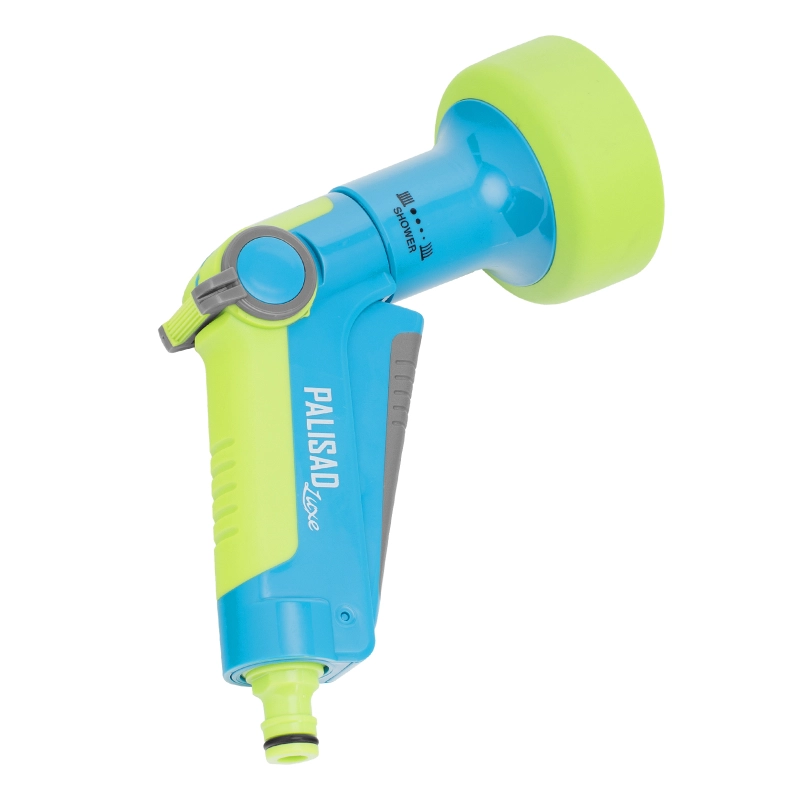 Пистолет-распылитель, 5 режимов, плавный регулятор напора, фиксатор курка, LUXE Palisad (65142)