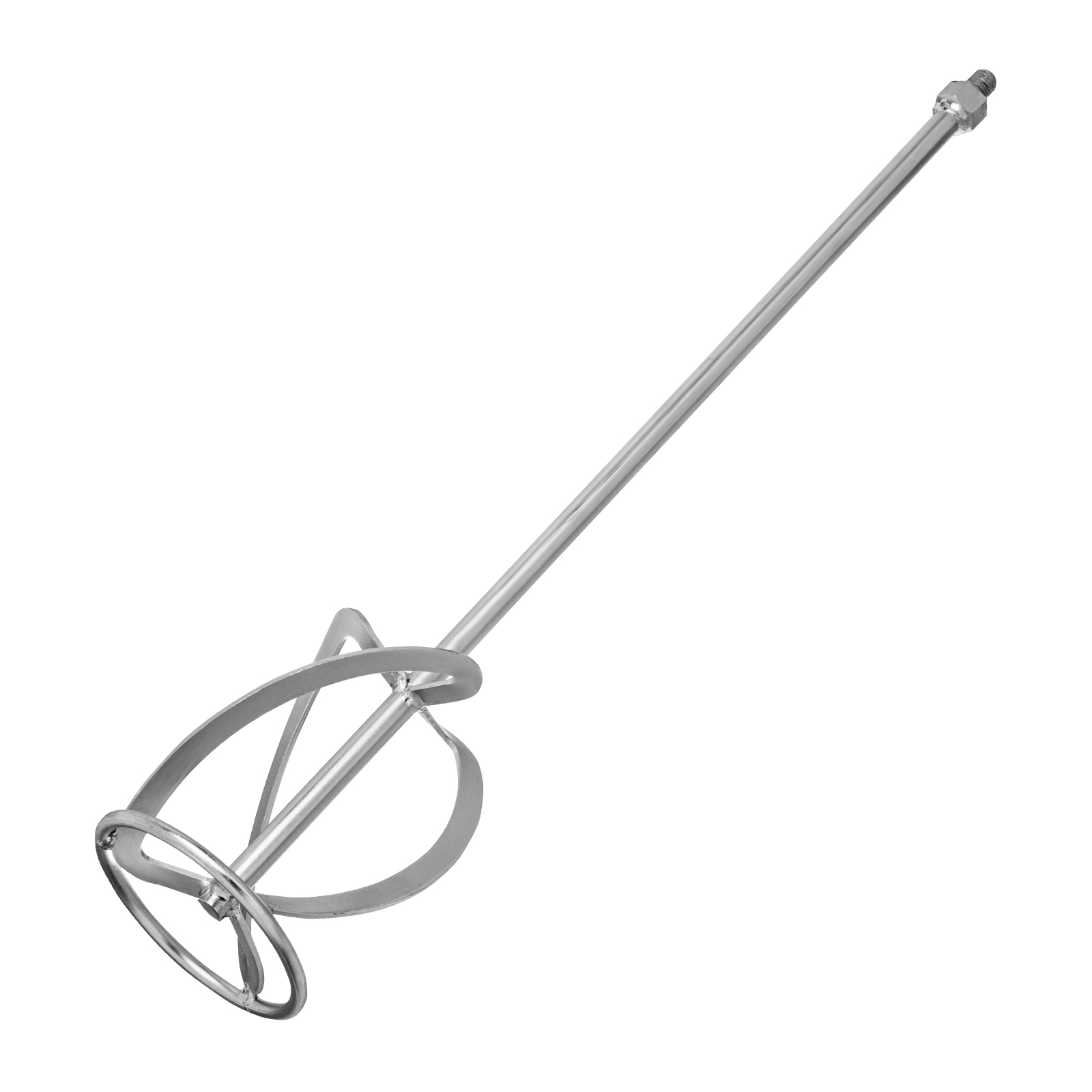Насадка для миксера, для тяжелых растворов, 120 х 590 мм, оцинкованная, хвостовик резьба М14 Сибртех (848947)
