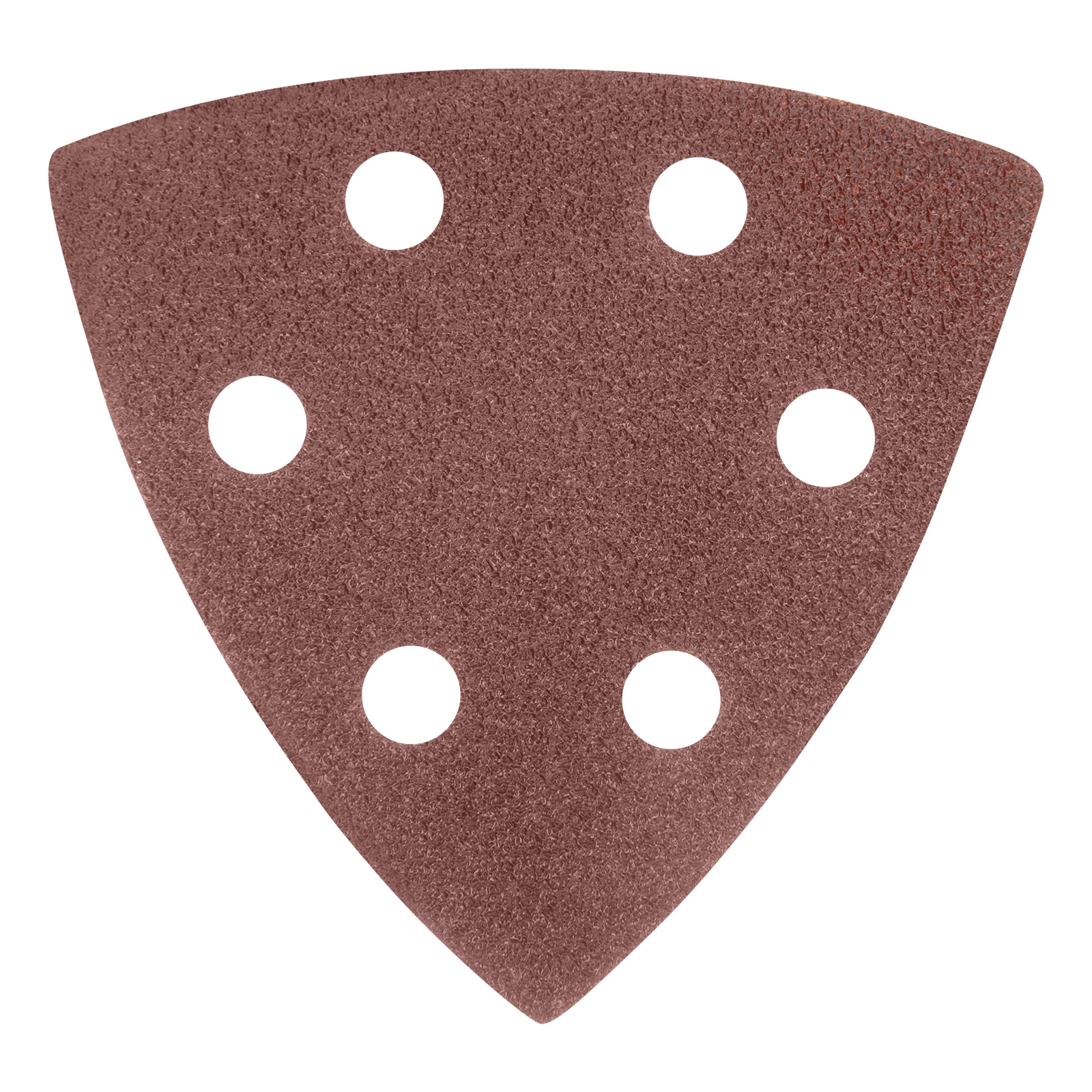 Треугольник абразивный на ворсовой подложке под "липучку", перфорированный, P 40, 93 мм, 5 шт Matrix (73857)