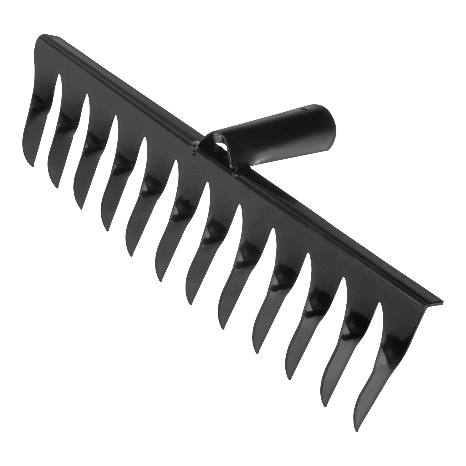 Грабли стальные, 300 мм, 12 витых зубьев, без черенка, Сибртех (61740)