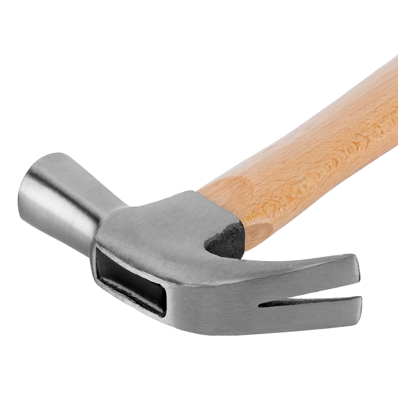 Молоток-гвоздодер, 450 г, боек 27 мм, деревянная рукоятка Sparta (104205)