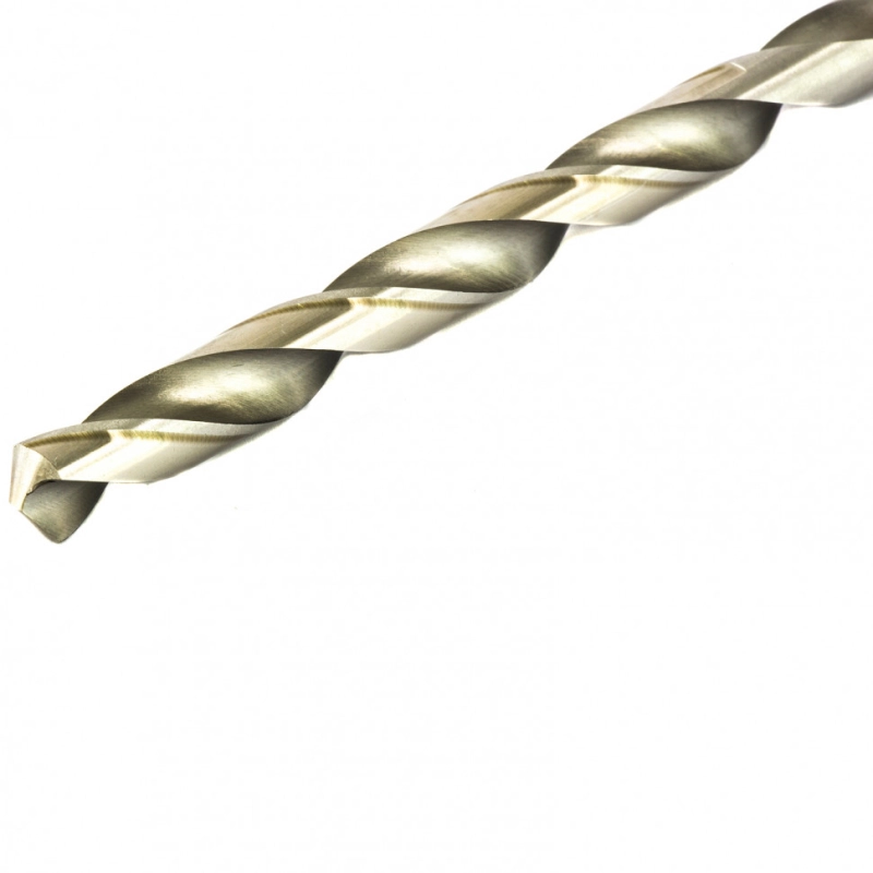 Сверло по металлу, 10 х 184 мм, полированное, удл, HSS, 5 шт, цилиндрический хвостовик Matrix (715100)