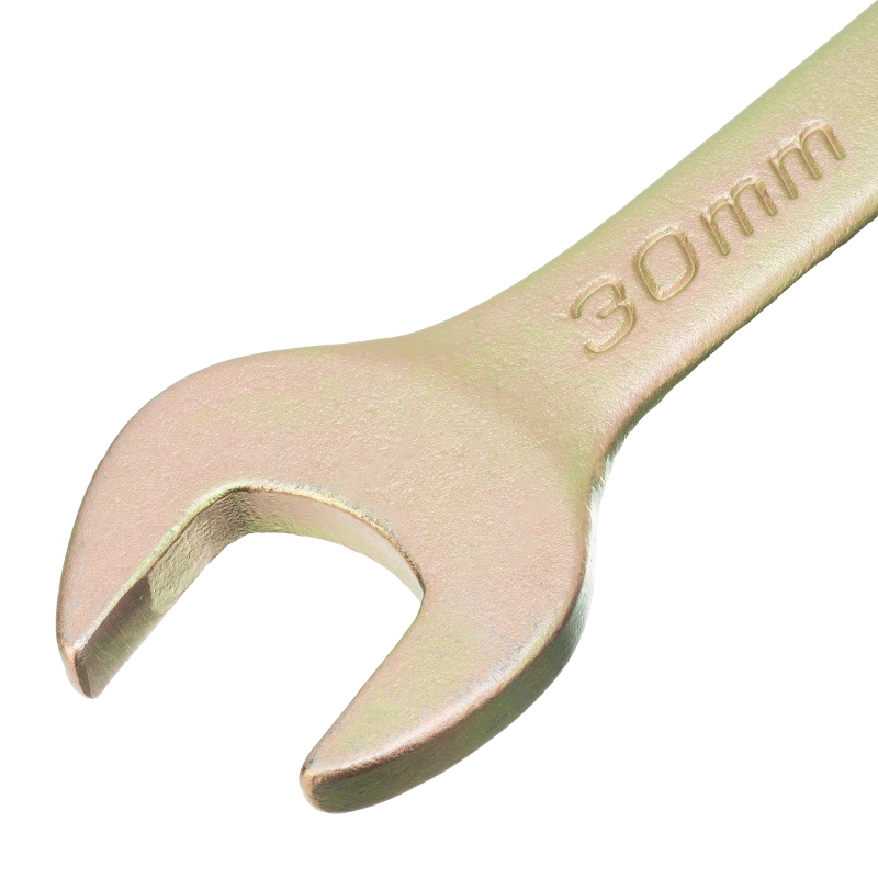 Ключ комбинированный, 30 мм, желтый цинк Сибртех (14988)