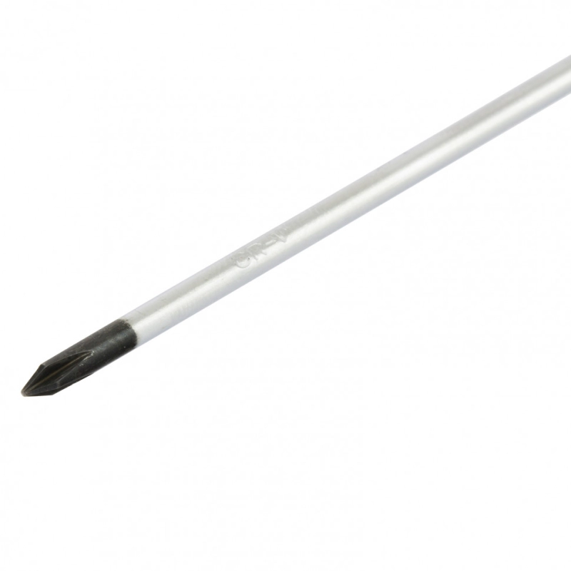 Отвертка, PH0 х 80 мм, CrV, трехкомпонентная рукоятка Сибртех (11817)