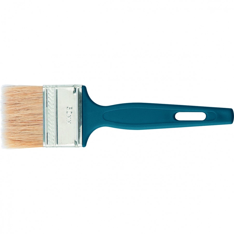 Кисть флейцевая "Эксперт", 25 х 6 мм, натуральная щетина, пластиковая ручка Сибртех (82509)