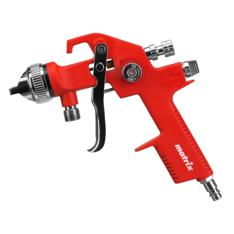 Краскораспылитель HVLP пневмат. с нижним бачком V= 1 л, сопло диаметром 1.4 мм Matrix (57319)