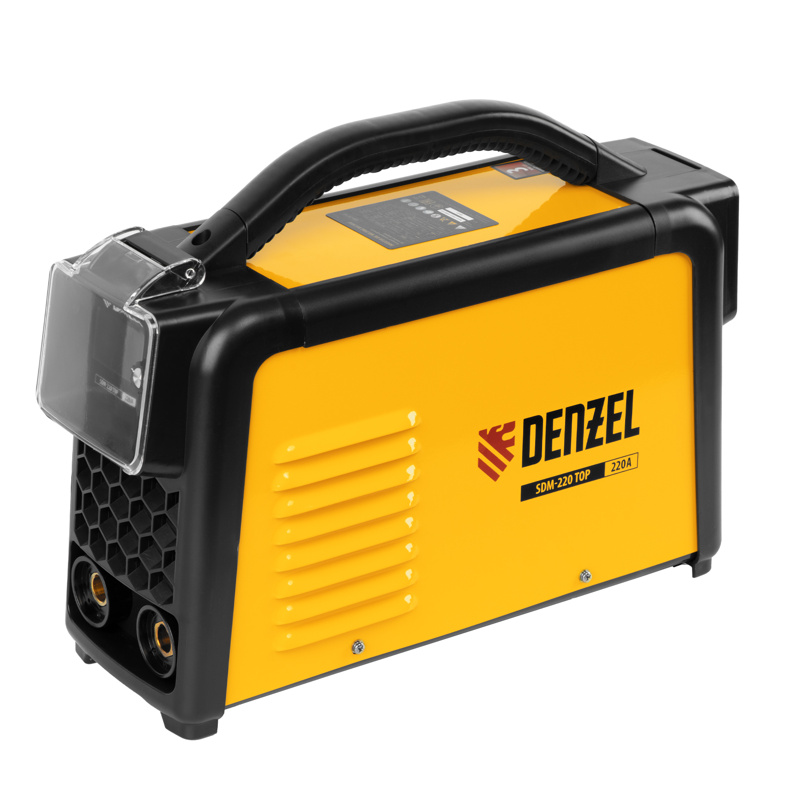 Аппарат инвертор. дуговой сварки SDM-220 Top, 220 А, ПВ 60% кейс Denzel (94358)