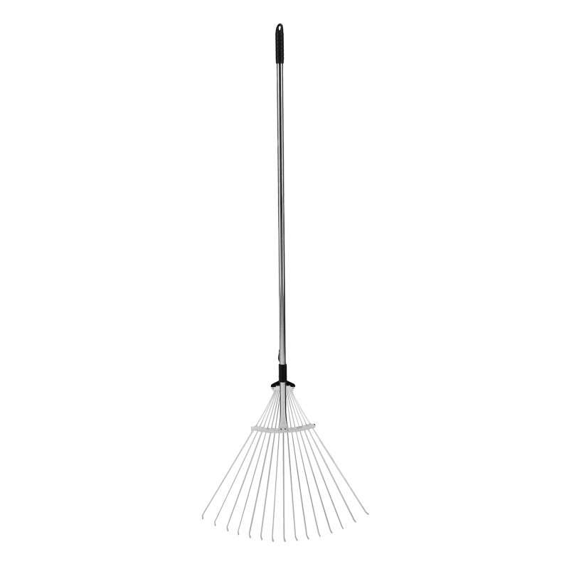 Грабли веерные стальные, 190 - 520 х 1200 - 1500 мм, 15 зубьев, раздвижные, стальной черенок, Palisad (6175655)