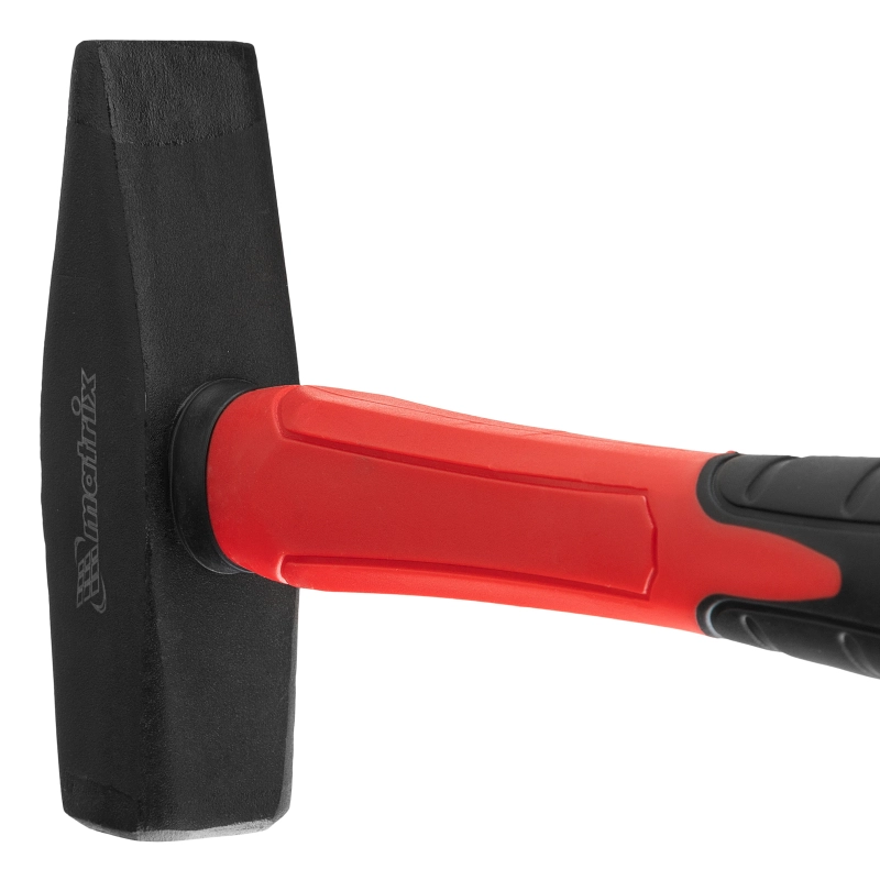 Молоток слесарный optimal, 600 г, фибергласовая обрезиненная рукоятка, квадратный боек Matrix (10370)