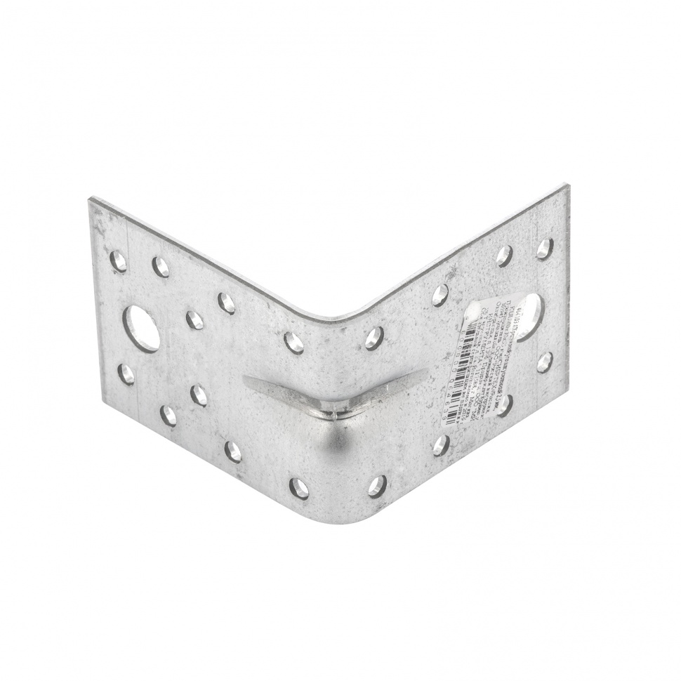 Крепежный уголок усиленный 2.5 мм, KUU 70 x 70 x 55 мм Сибртех (464103)