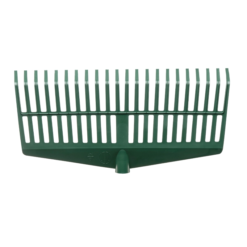 Грабли веерные пластиковые, 420 мм, 22 плоских зуба, без черенка, Сибртех (617055)