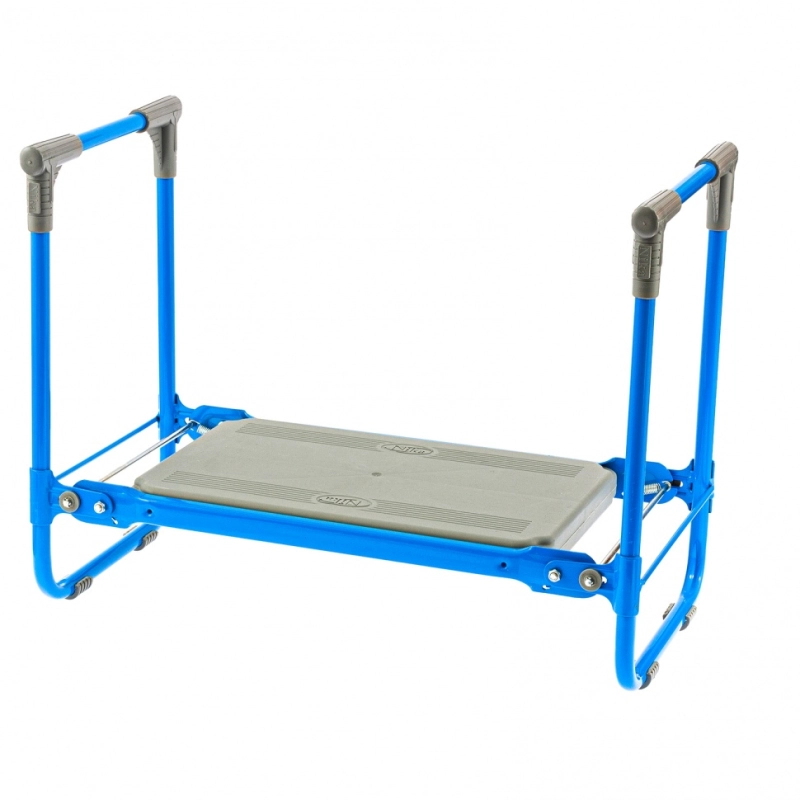 Скамейка садовая Nika, голубая, (64555)