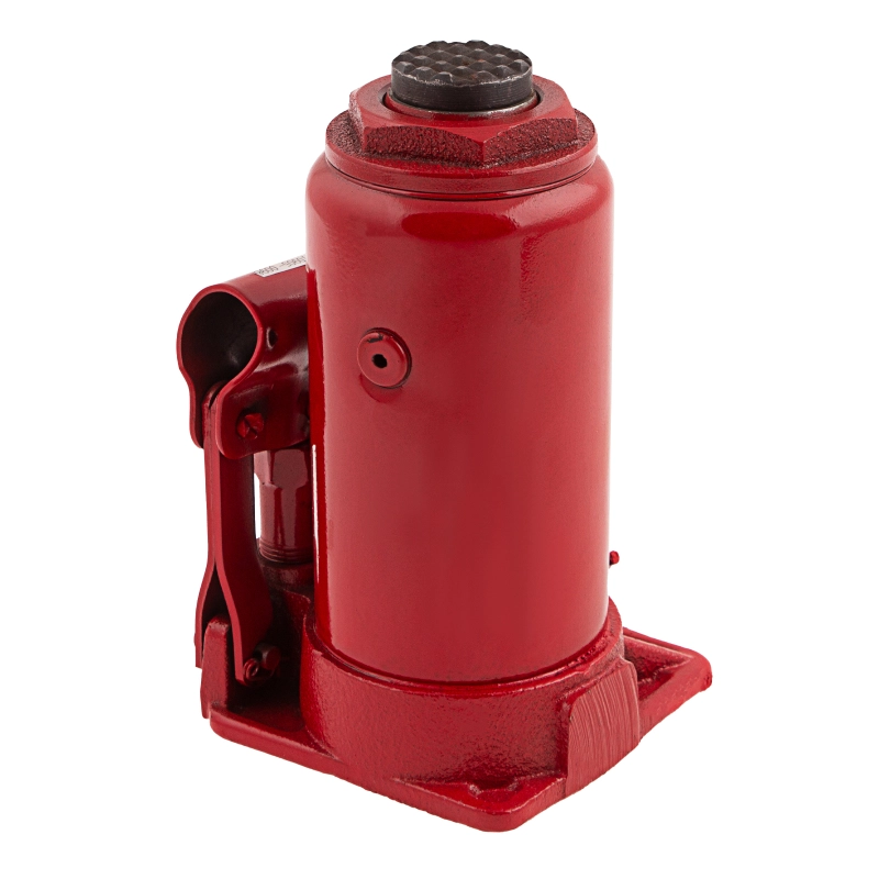 Домкрат гидравлический бутылочный 10 т, h подъема 190-370 мм Sparta Compact (50335)