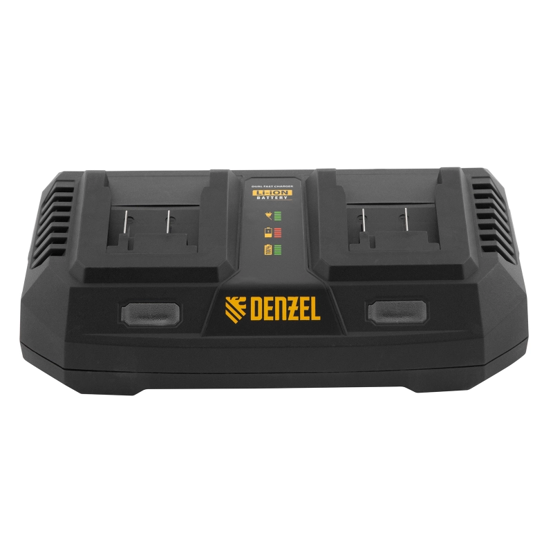 Устройство зарядное для аккумуляторов IBC-18-3.0-2, Li-Ion, 18В, 3.0 А, для двух батарей Denzel (28454)