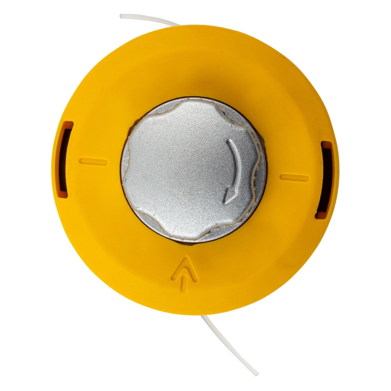 Катушка для мотокосы, полуавтомат.,легкая загрузка лески, гайка M10x1,25, алюм.кнопка Kronwerk (96355)