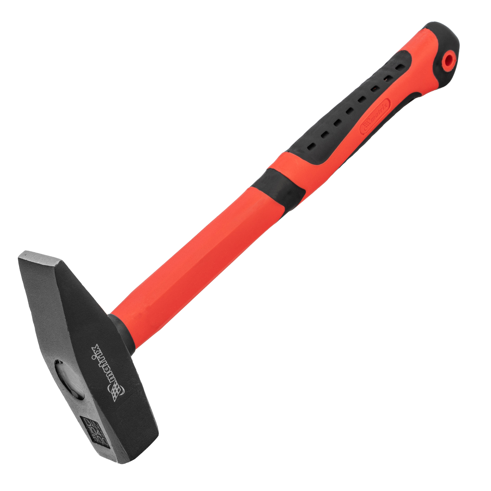 Молоток слесарный, 600 г, фибергласовая обрезиненная рукоятка Matrix (10340)