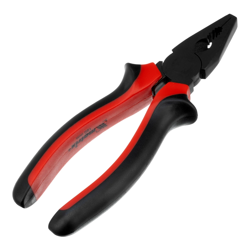 Плоскогубцы комбинированные Black Nickel, 180 мм, двухкомпонентные рукоятки Matrix (16980)