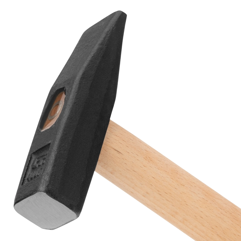 Молоток слесарный, 400 г, квадратный боек, деревянная рукоятка Сибртех (10216)